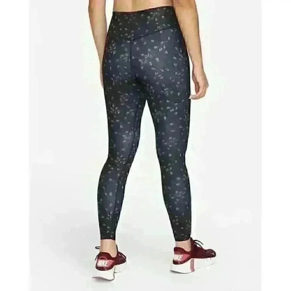 NEW! Nike Women's XL One Luxe Icon Clash Mid-Rise Printed Leggings NWT $105 - Picture 2 of 6